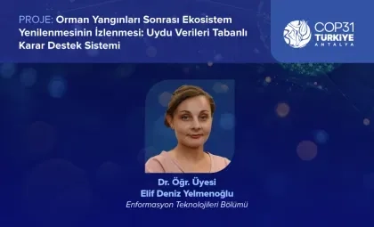Işık Üniversitesi Orman Yangınları Sonrası Ekosistem Yenilenmesini İzlemeye Yönelik Projesi COP31’de